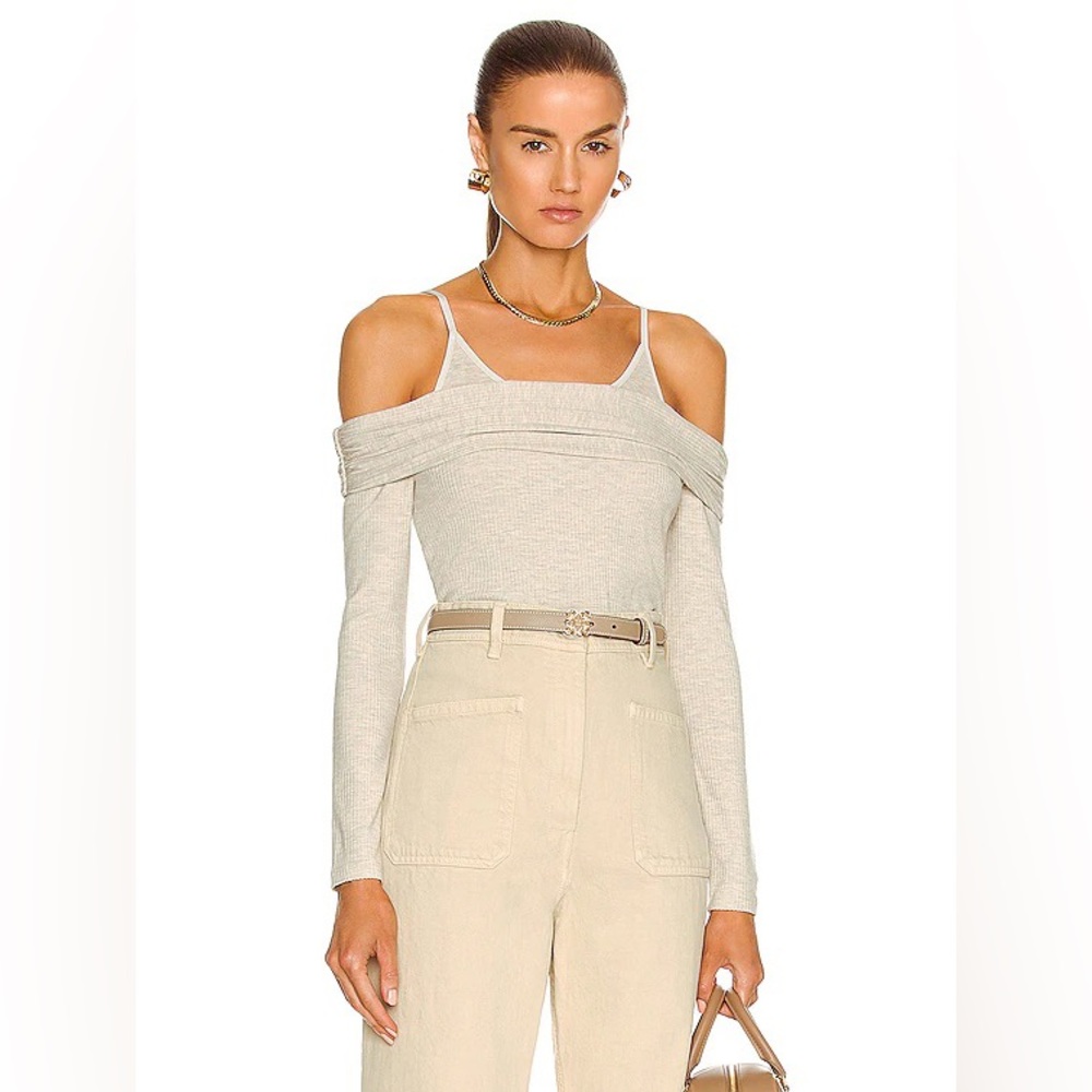 Jonathan Simkhai Standard - Piper Off the Shoulder Top